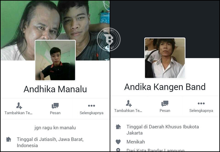 potret kocak sambungan nama akun di facebook ini kreatif dan bikin cekikikan